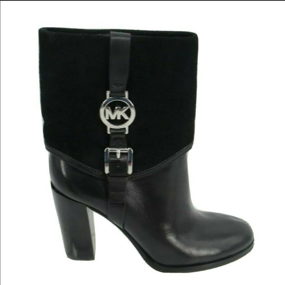 Michael Kors Black Ankle Fulton Harness Bo…